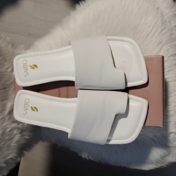 Franco Sarto Shoes - Franco Sarto Capri Leather Slides